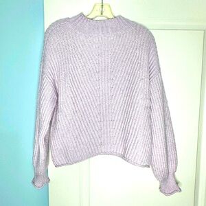 🍓6/$15🍓 Kohl’s SO Light Purple Knit Sweater